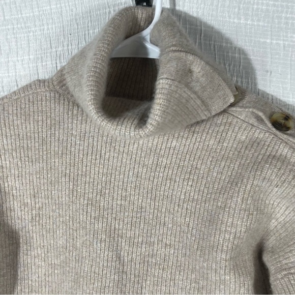 Madewell Wool‎ Button Shoulder Turtleneck Sweater small - Picture 6 of 13